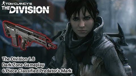 The Division 1.8 classified predator‘s mark (6 piece) Urban MDR darkzone