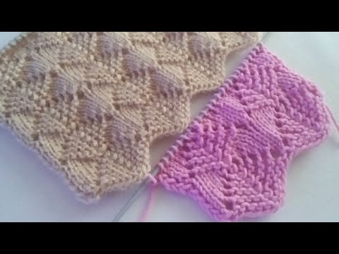 Sıralı çamlar örgü modeli yapılışı / Knitting Patterns