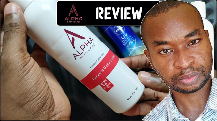Alpha Skin Care Renewal Body Lotion with 12% Glycolic Acid Review - @UdegbunamChuks