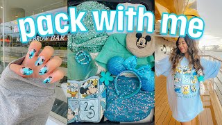 pack with me for a DISNEY CRUISE!!!