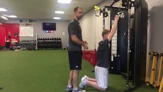 TK 2 arm 2 handle cable pulldown (close grip)