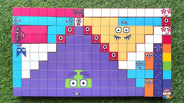 Looking for Numberblocks NEW 64 116 Puzzle Tetris Shape | ASMR chirping of birds