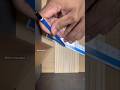 easy way to measure the position of a wooden corner#woodworking#tips #diy #woodwork #woodcraf #trick