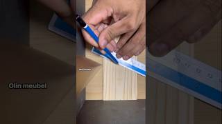 easy way to measure the position of a wooden corner#woodworking#tips #diy #woodwork #woodcraf #trick