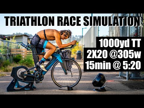 OLYMPIC TRIATHLON RACE SIMULATION – 3hr training swim-bike-run