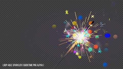 Loop-able Colorful Sparkler Background And Assets V4 | Motion Graphics - Envato elements