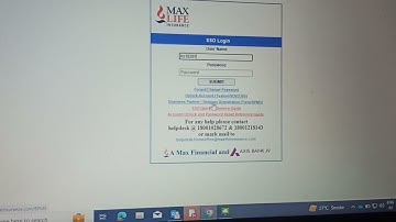 Sso password reset and unlock for maxlife users