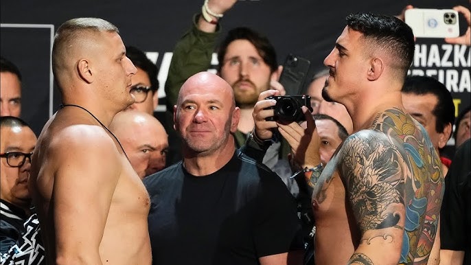 UFC 295 Ceremonial Weigh-Ins: Sergei Pavlovich vs Tom Aspinall - YouTube