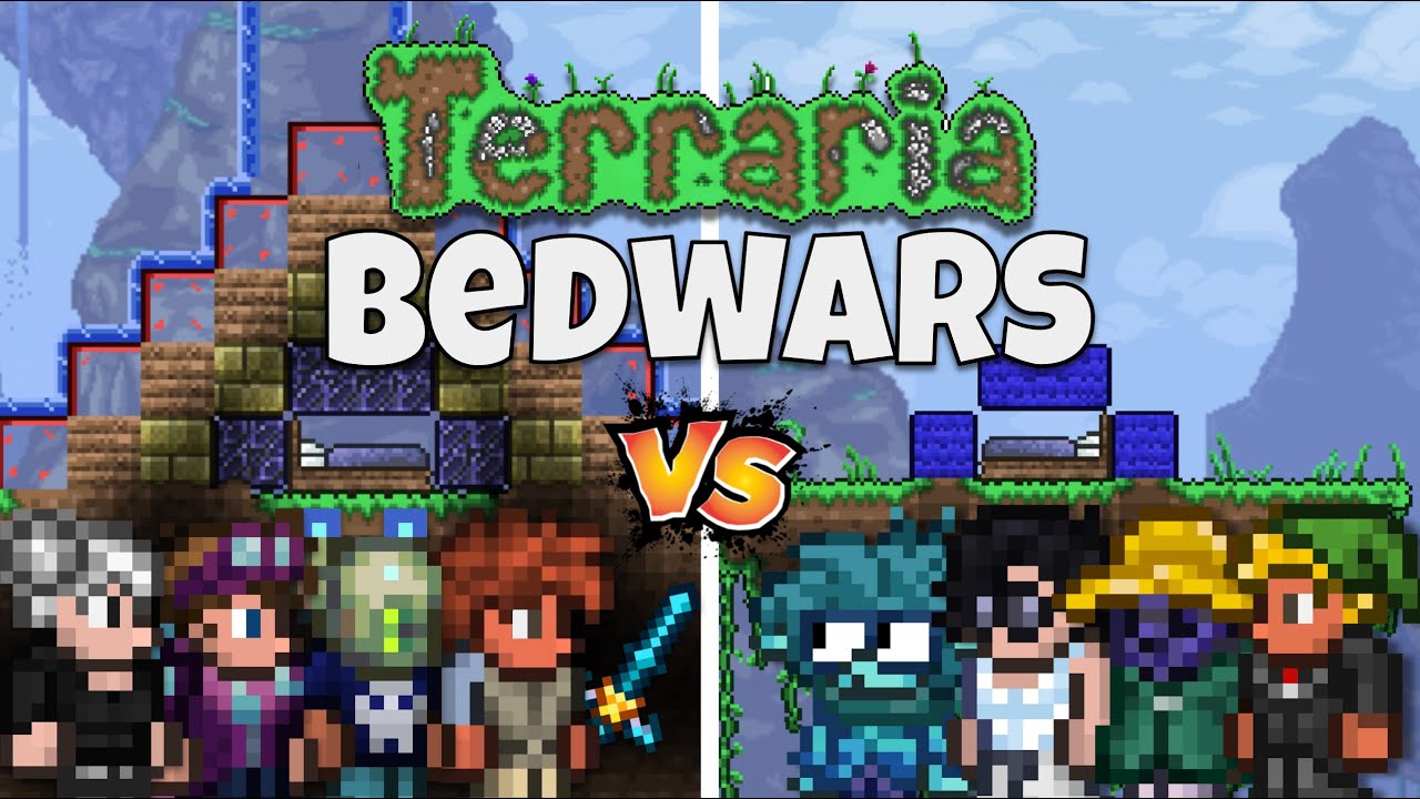 Forcing 8 YouTubers To Play Terraria Bedwars