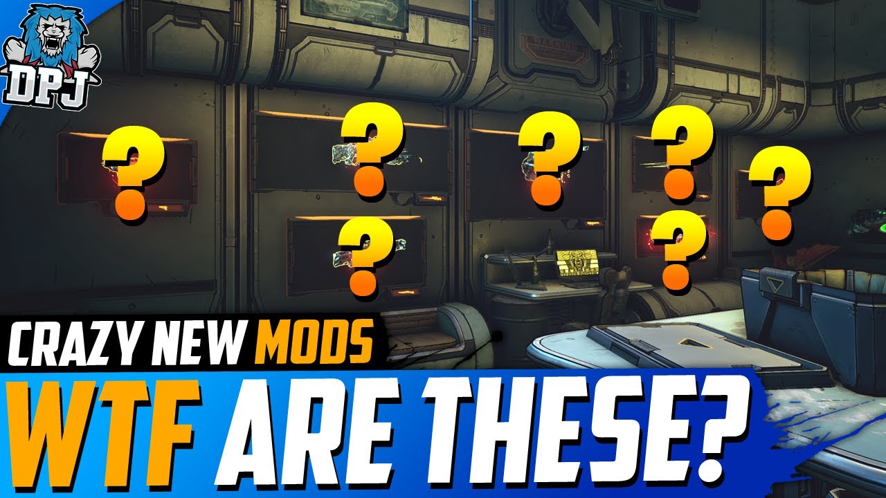 Borderlands 3 - INSANE NEW MODS - Crazy Modded Legendary Weapon Wall Mounts!