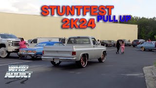 WhipAddict: STUNTFEST 2K24 Pull Up, Custom Cars, Old Schools, Donks, Short Beds, Burnout At the End!