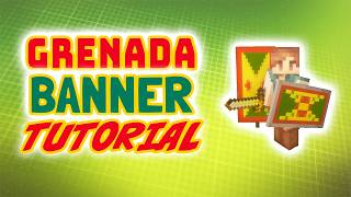 Minecraft: Grenadian banner tutorial | How to make the flag of Grenada as a banner