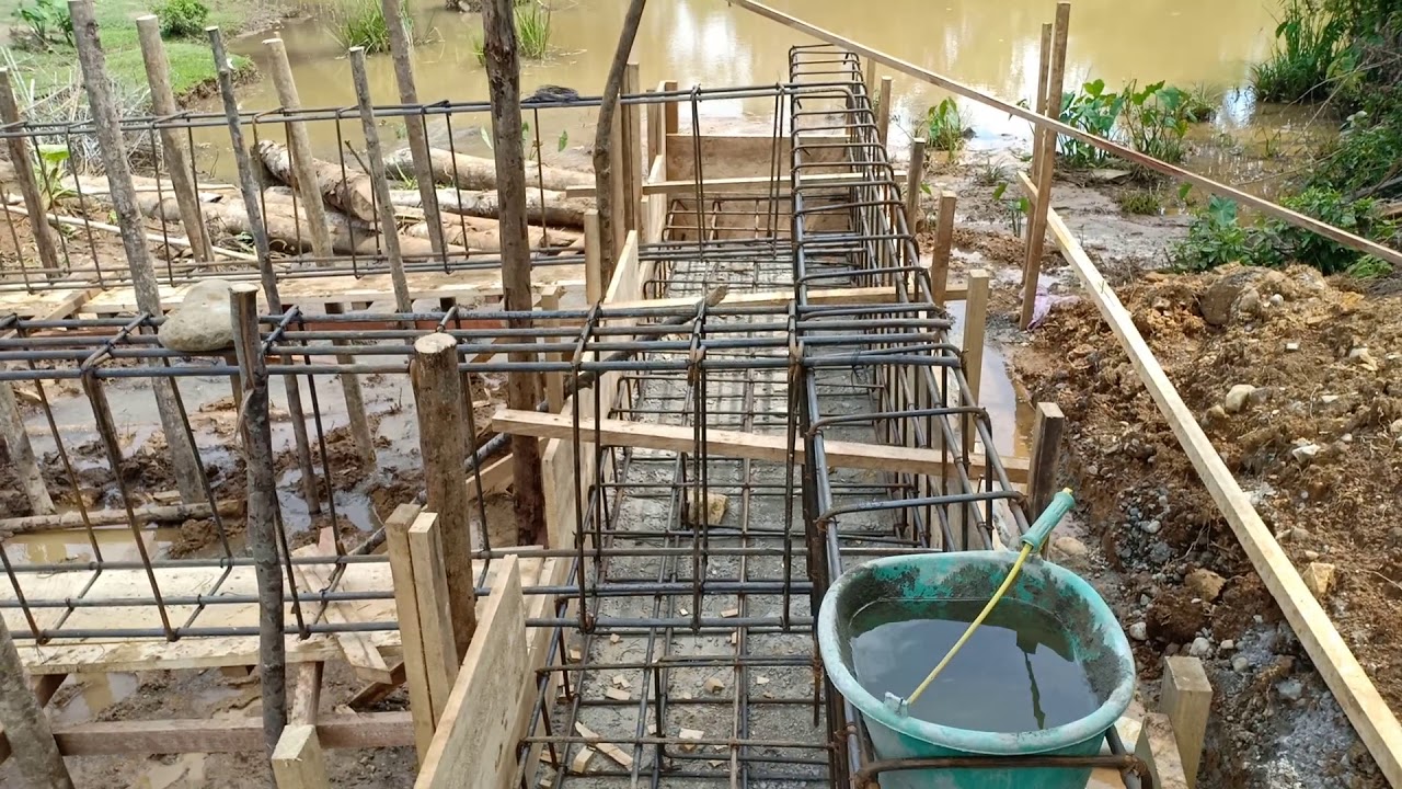 Proses Pembesian Balok  Induk Dan Balok  Dudukan Jembatan 