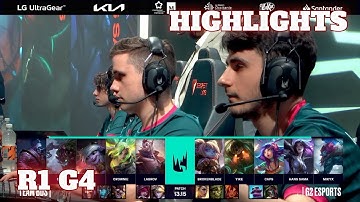 G2 vs BDS - Game 4 Highlights | Round 1 LEC 2023 Season Finals | G2 Esports vs Team BDS G4