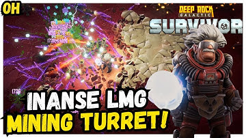 INSANE LMG Mining Turret!! Deep Rock Galactic Survivor!