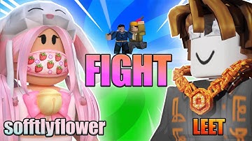 So i 1v1ed SofftlyFlower In Roblox Arsenal...