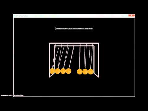 De Newtonwieg in VPython