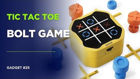 GiiKER Tic Tac Toe Bolt: Engaging 3-in-1 Game Console for All Ages