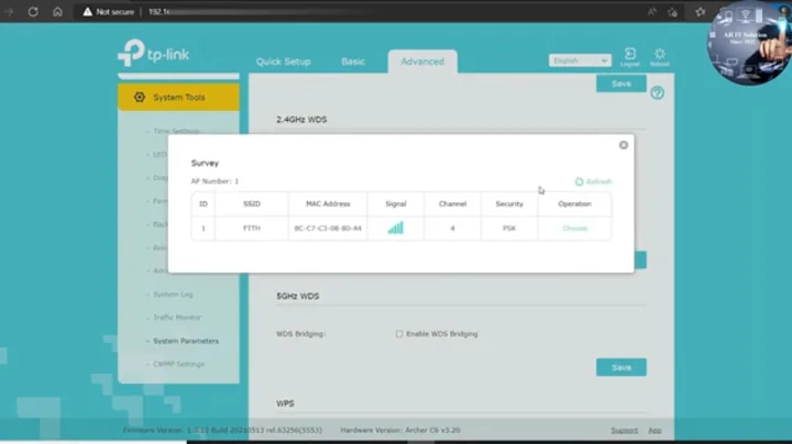 tp link archer c6 wireless repeater mode