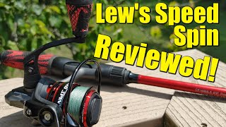 Lew's CARBON FIRE Speed Spin Spinning Reel Reviewed!