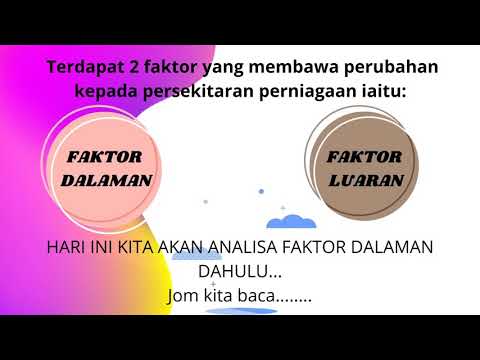 Video: Apakah faktor dalaman dan luaran dalam perniagaan?