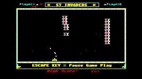 st invaders for Atari ST