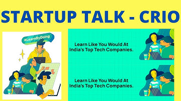 STARTUP TALK EPISODE #45 | CRIO.DO SOFTWARE DEVELOPER LEARNING PLATFORM| REAL WORK EXP |InterviewDOT