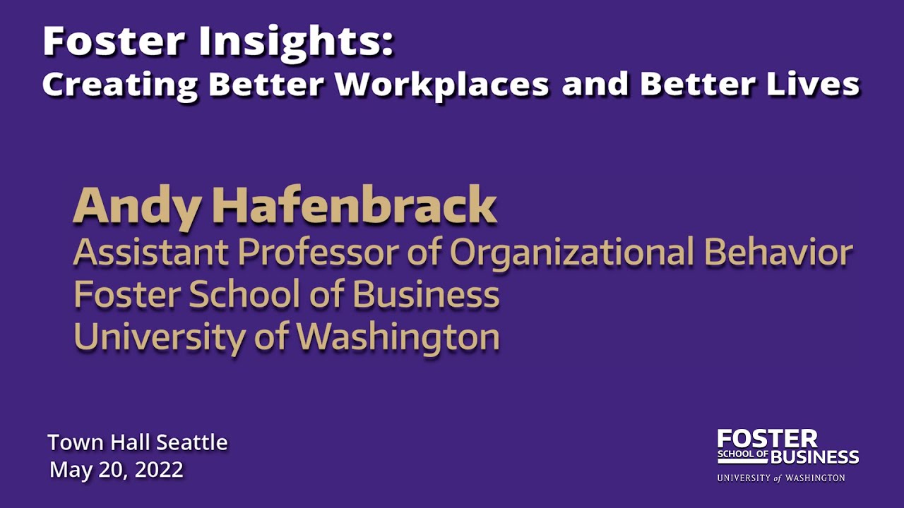 Foster Insights - Энди Хафенбрак