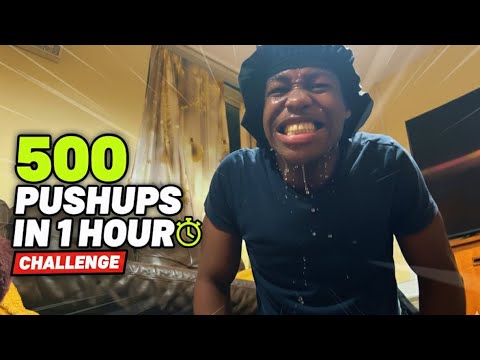 I Tried Doing 500 Pushups in 1 Hour - YouTube