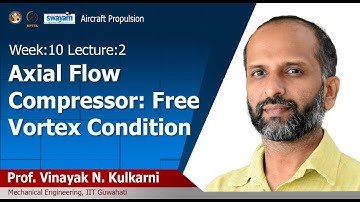 Lec 30: Axial Flow Compressor: Free vortex Condition