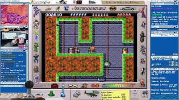 Speedrun: Rick Dangerous II (Amiga) - Level 4 in 3:54 (with loading, world record)