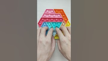 ASMR🔥Satisfying Pop It🔥No Talking🔥asmr cuber🔥Among Us🔥amogus🔥Fidget Toy🔥Triggers🔥Sleep #Shorts