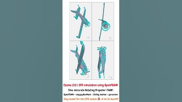 Thumbnail of Cessna 210 | CFD simulation using #OpenFOAM 🔥🧯
