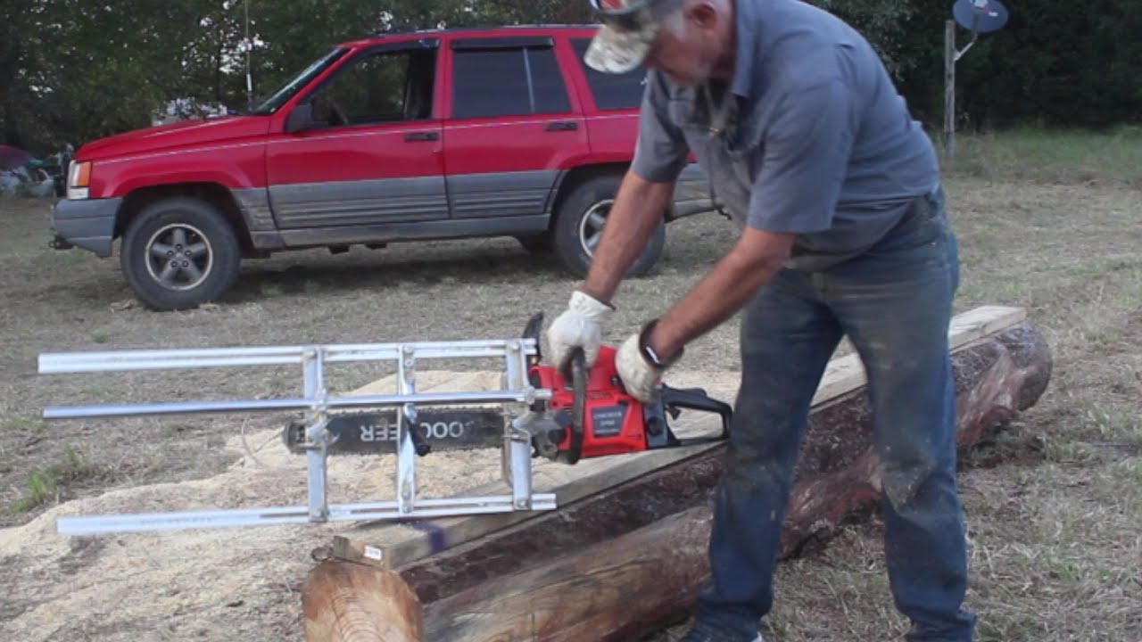 Trying Our CHAINSAW MILL YouTube