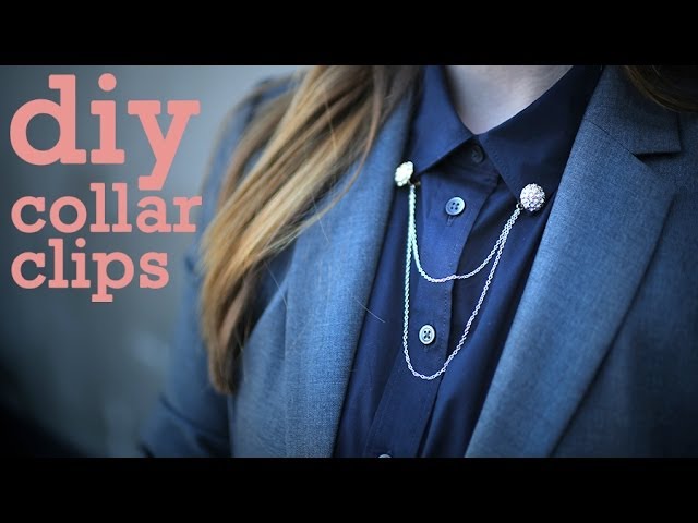 DIY Fashion | Collar Clips | Designer DIY DIY Fashion | Collar Clips | Designer DIY