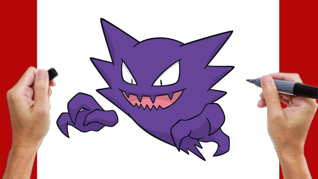 COMO DESENHAR O GENGAR FÁCIL 🟣