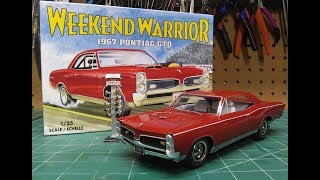 MPC 1967 Pontiac GTO 400 1/25 Scale Model Kit Build Review MPC918