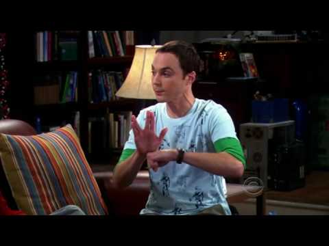 Sheldon juega a piedra papel tijeras lagarto spock