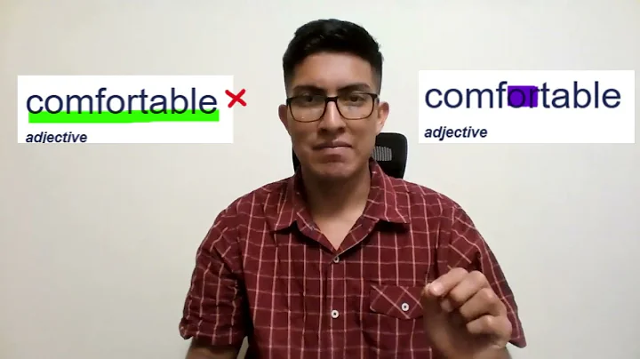 Don’t Say 'Confortable' ❌ Say THIS Instead ✅ | English Pronunciation Tips