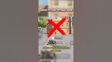 SYSTUMM_01 YT - EYE SHOT SETTINGS GUIDE BGMI & PUBG MOBILE 🥷✅ #shorts