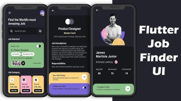 Job Finder App - Flutter UI - Speed Code