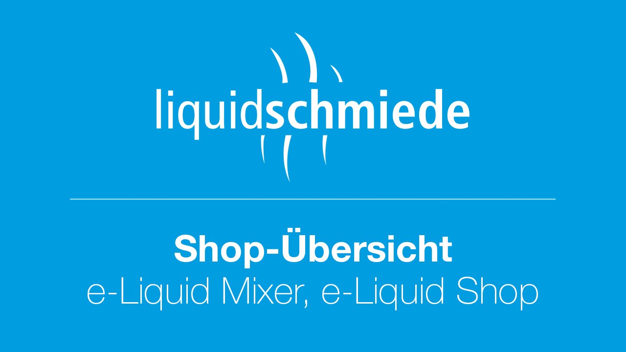 liquid-schmiede e-Liquid Mixer Shop HowTo