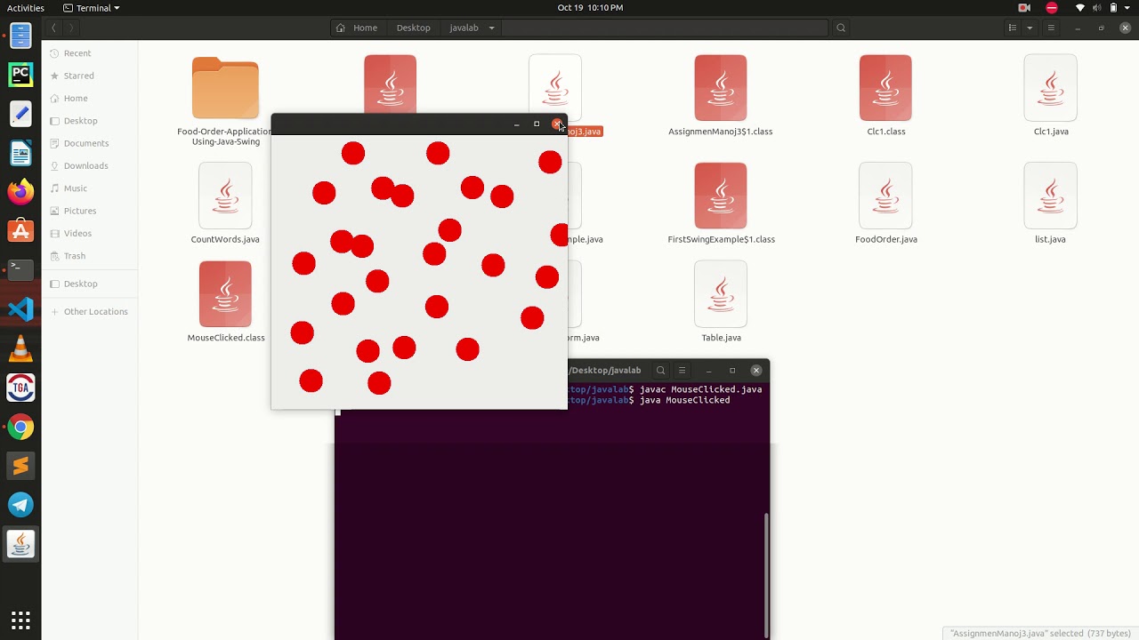 Java Assignments Demo - Manoj Kumawat [18CS40] - YouTube