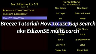 Breeze Tutorial: How to use Gap search