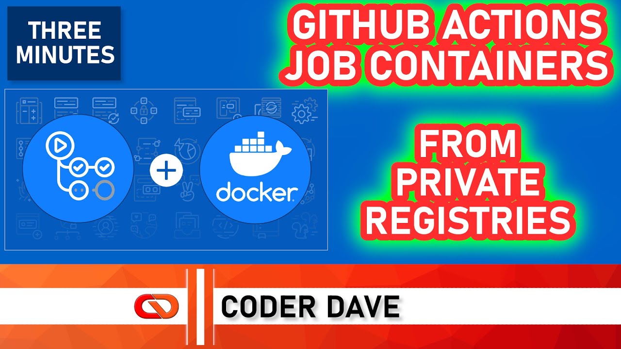 GitHub Actions: Build in Container from a Private Registry