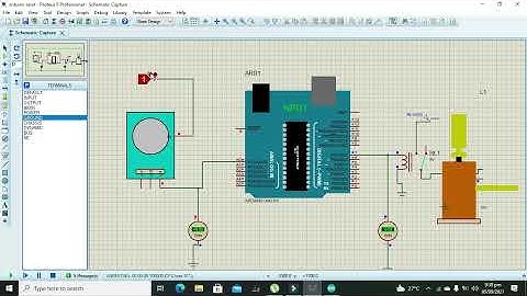 simulation of hand sanitizer with arduino in proteus