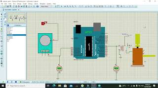 simulation of hand sanitizer with arduino in proteus