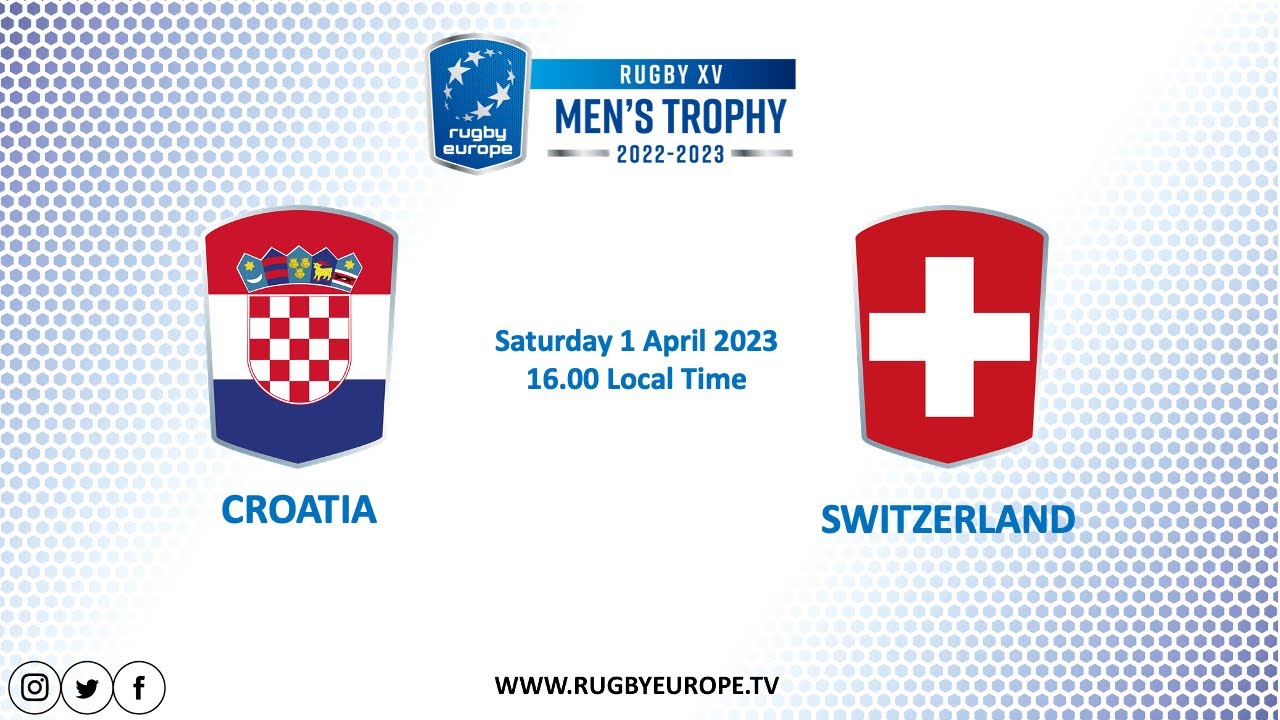 ⏪ FULL REPLAY Croatia v Switzerland - Rugby Europe Trophy 2022/23