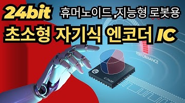 24bit 분해능, 휴머노이드 로봇용 초소형 자기식 엔코더 IC ; 정확도 0.078,  iC-Haus, 트론, ExactTron