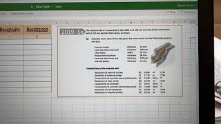 U-Value Question (5) Focusing on Part A